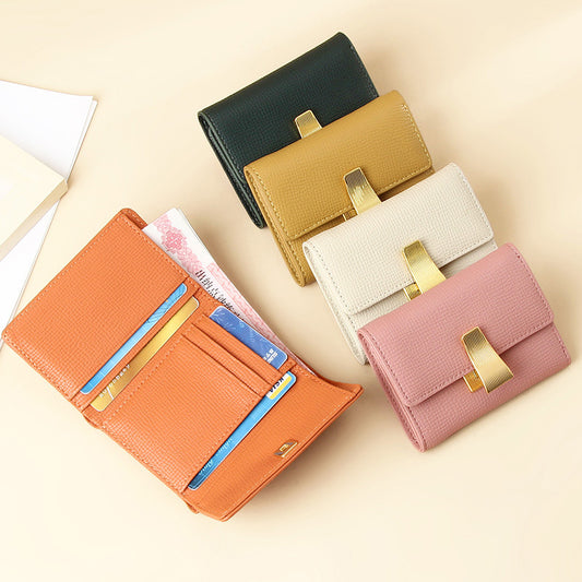 Billetera de Cuero Premium para Mujer con Múltiples Compartimentos