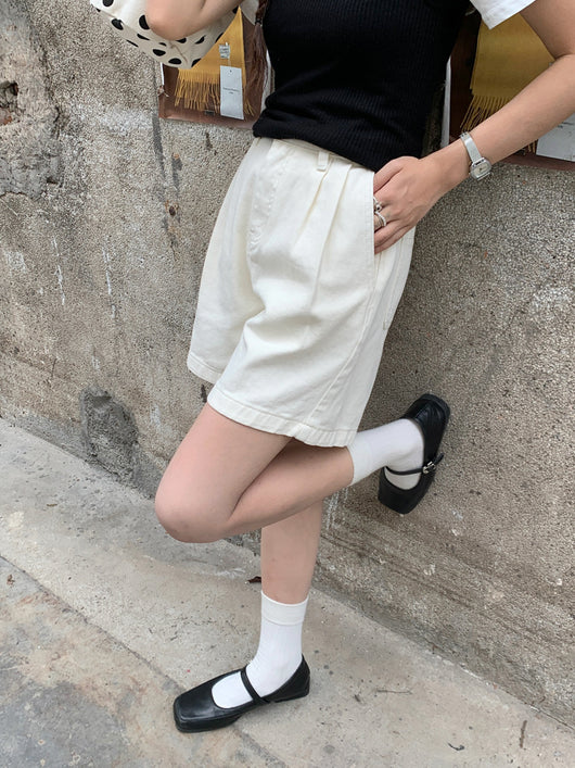 Pantalón Cropped Casual de Talle Alto con Pliegues Reductores - Image 22