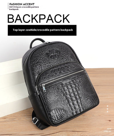 Mochila de Cuero para Viajes - Diseño Moderno para Hombre - Image 7