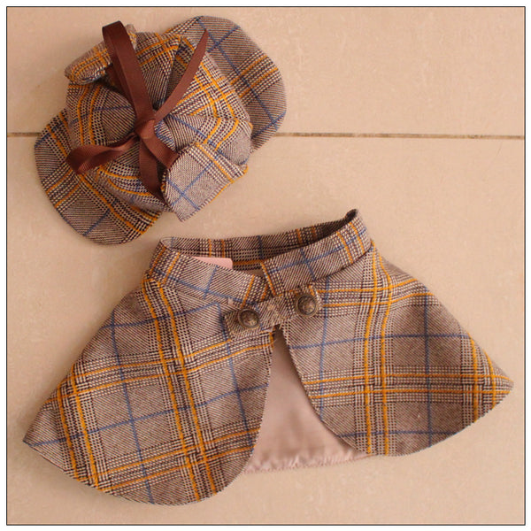 Disfraz de Detective para Mascotas - Capa, Sombrero y Traje Divertido para Gatos y Perros - Image 3