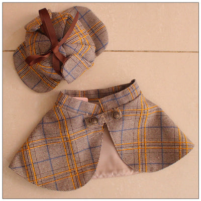 Disfraz de Detective para Mascotas - Capa, Sombrero y Traje Divertido para Gatos y Perros - Image 3