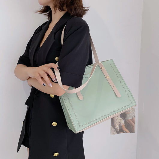 Bolsa Artesanal Tejida a Mano de Gran Capacidad para Mujer - Image 3