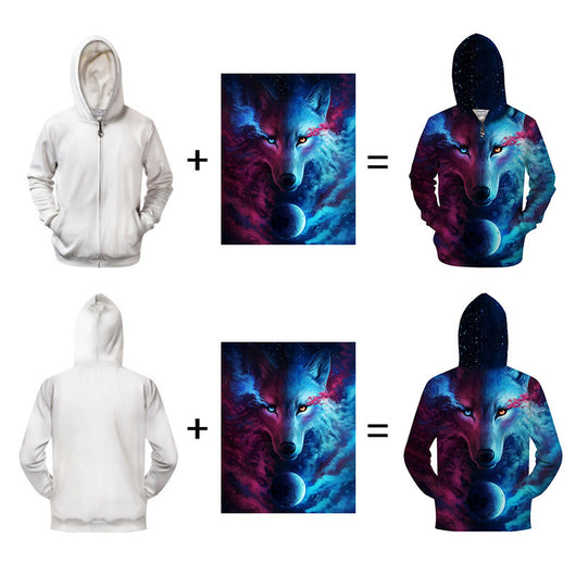 Sudadera Estampada con Capucha para Hombre - Otoño Invierno - Image 11