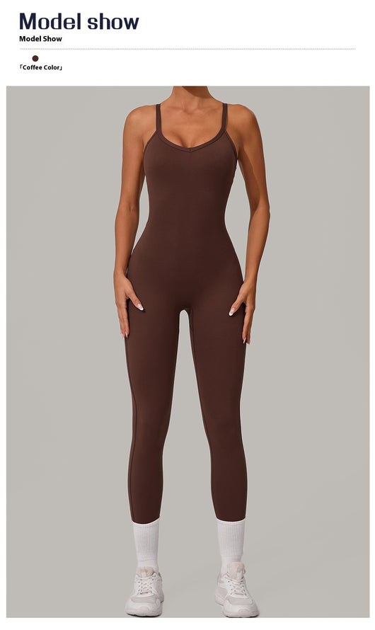 Enterizo de Yoga para Mujer con Malla Transpirable - Image 20