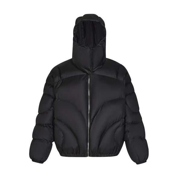 Abrigo de Algodón Acolchado para Hombre con Cuello Desmontable - Image 9