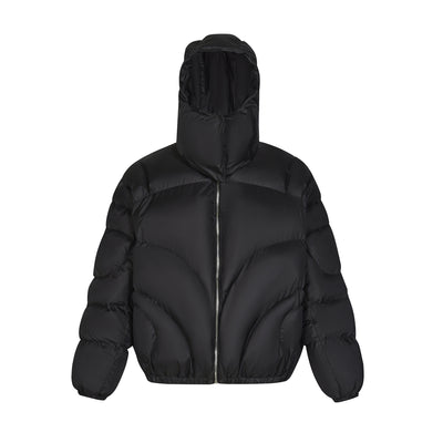 Abrigo de Algodón Acolchado para Hombre con Cuello Desmontable - Image 9
