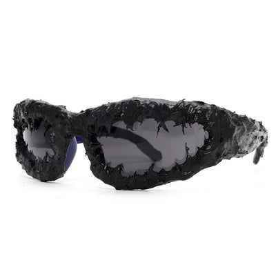 Gafas de Sol Cat Eye Punk con Estilo Unisex - Protección UV y Personalidad - Image 5