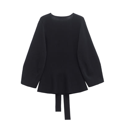 Blusa Tejida Larga con Cinturón para Mujer - Elegancia Moderna - Image 15