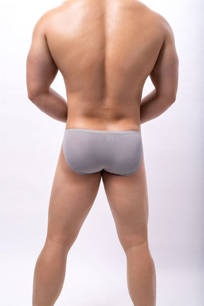 Calzoncillos de Seda de Hielo para Hombre Cintura Baja Color Sólido - Image 19