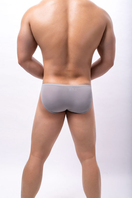 Calzoncillos de Seda de Hielo para Hombre Cintura Baja Color Sólido - Image 19