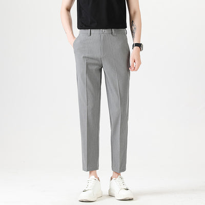 Pantalones Casuales Elásticos Slim Fit Lujo Ligero para Hombre - Image 4