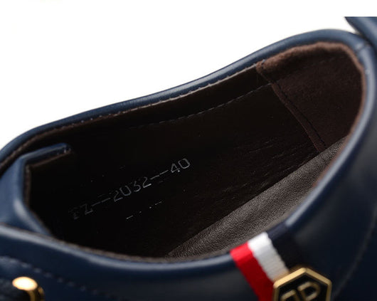 Zapatos de Cuero Transpirable para Hombre con Suela Suave y Refuerzo de Tendón - Image 19
