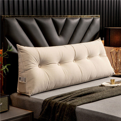 Almohada Triangular de Terciopelo Nórdico para Cabecera y Apoyo Lumbar - Image 10