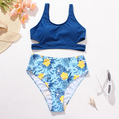 Traje de Baño Mujer Cintura Alta Diseño Estampado - Image 7