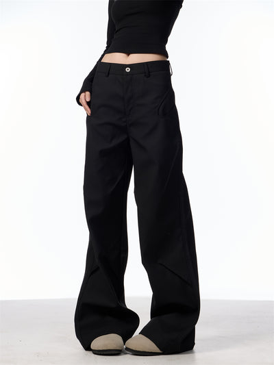 Pantalones Casuales Plisados Retro Americano para Mujer - Image 12
