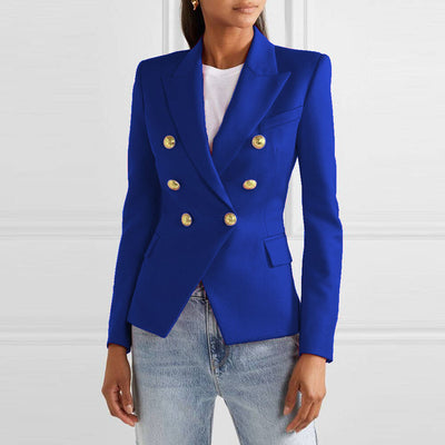 Saco Casual Elegante de Color Sólido