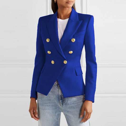 Saco Casual Elegante de Color Sólido