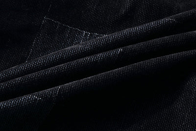 Chaqueta Denim Vintage con Paneles Texturizados para Hombre - Image 5