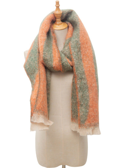 Bufanda Tejida Jacquard Otoño Invierno Estilo Europeo y Americano - Image 29