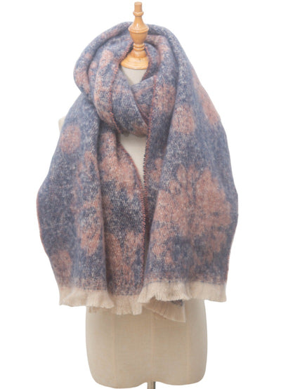Bufanda Corta Estampado Jacquard para Hombre y Mujer - Otoño e Invierno - Image 19
