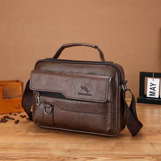 Bolsa Horizontal para Hombre - Bandolera de Cuero - Image 2