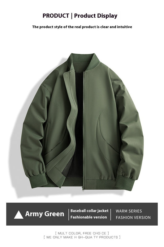 Cardigan Oversized Talla Grande Estilo Baseball - Image 12