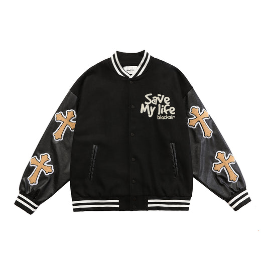 Jersey de Béisbol Hip Hop Street Tide con Bordado Cruzado - Image 6