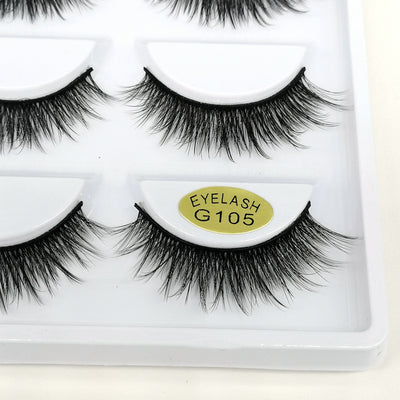 Set de 5 Pares de Pestañas Postizas 3D Voluminosas y Rizadas - Image 8