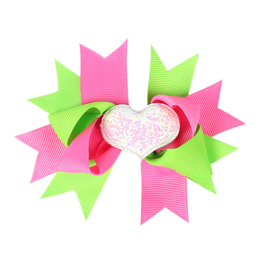 Pasador de Moño Infantil Multicapa con Detalle de Amor - Image 14
