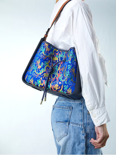 Bolso de Cuero Genuino Estilo Minimalista Lujo - Gran Capacidad - Image 15