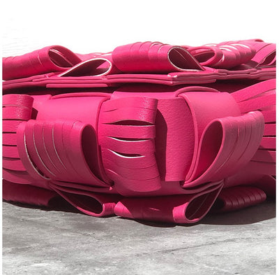 Bolsa de Cuero Tejido Bandolera Casual para Mujer - Image 10
