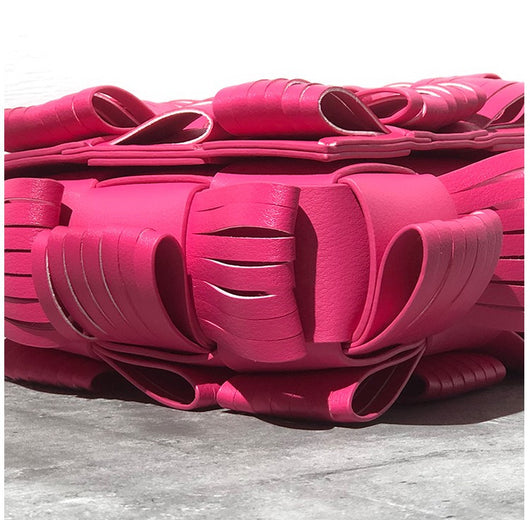 Bolsa de Cuero Tejido Bandolera Casual para Mujer - Image 10