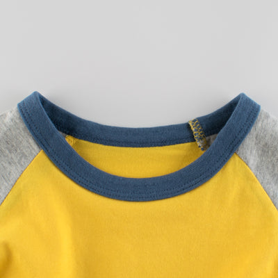 Ropa para Bebé con Puños Contrastantes - Diseño Liso y Moderno - Image 3