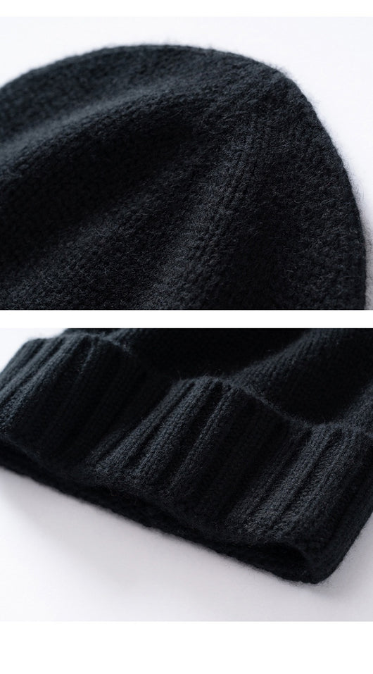 Gorro de Cachemira con Rayas Gruesas Unisex - Tejido Reforzado - Image 10