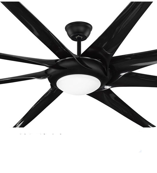 Restaurante Moderno con Lámpara de Techo y Ventilador Integrado - Image 3
