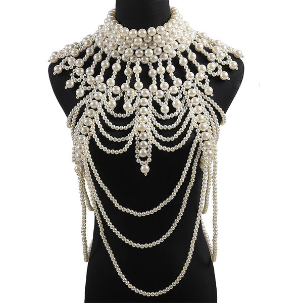 Collar Chal de Perlas Oversized - Image 4