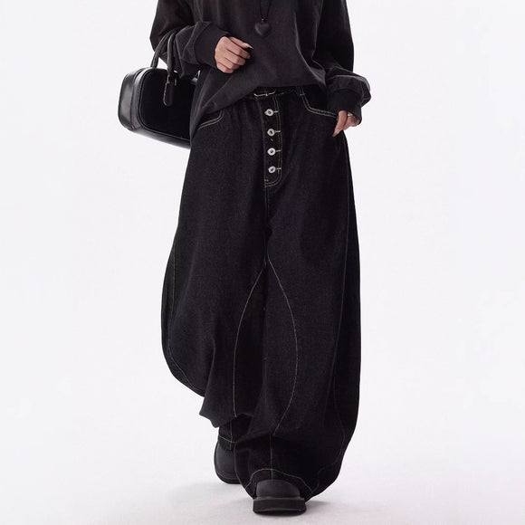 Pantalones Vaqueros Holgados Corte Ancho Cutlass para Hombre
