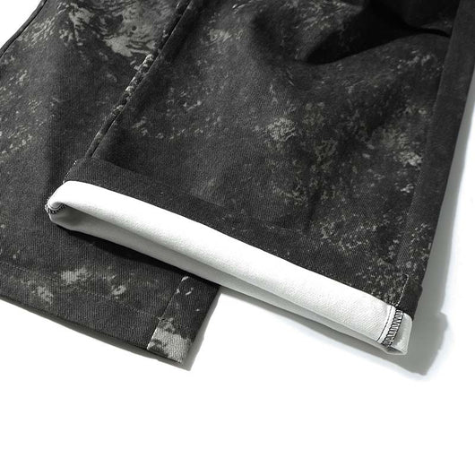 Pantalones Cargo Pleated Multi-bolsillo con Diseño Distressed American Street - Image 10