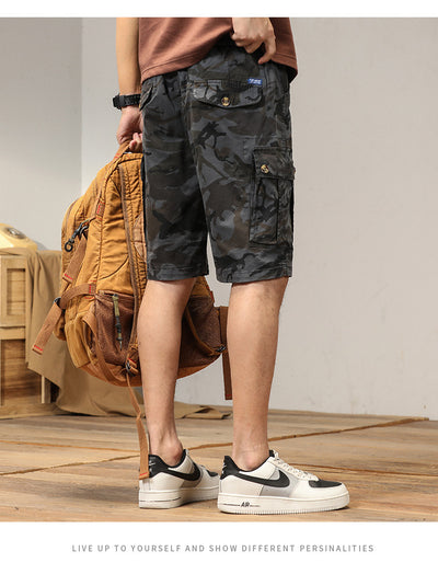 Shorts Cargo Retro Sueltos para Hombre con Múltiples Bolsillos - Image 18