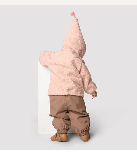 Abrigo Polar Cálido con Gorro Puntiagudo para Otoño e Invierno - Image 19