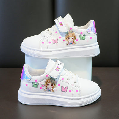 Tenis Deportivos Blancos Transpirables para Niños