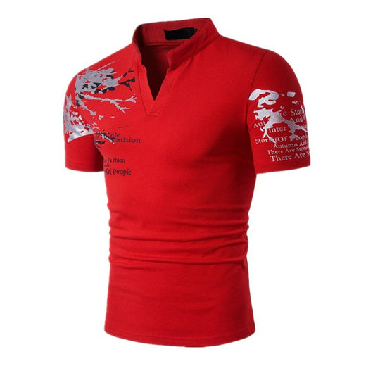 Playera Casual para Hombre con Estampado de Letras - Image 9