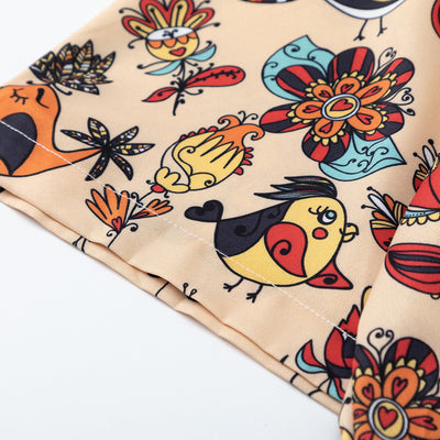 Camisa Retro Estampada de Manga Corta para Hombre - Image 6