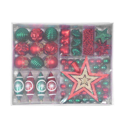 Bolas de Navidad Decorativas - Adornos para Árbol en Rojo, Oro, Plata y Azul - Image 25