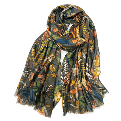 Pashmina Estampada con Borlas para Mujer - Image 5
