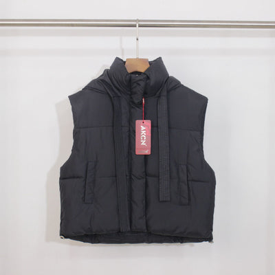 Chaleco Deportivo Mujer con Capucha y Cinta Decorativa - Image 10