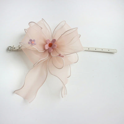 Collar de Cuero para Mascotas con Moño - Accesorios para Fotos - Image 16