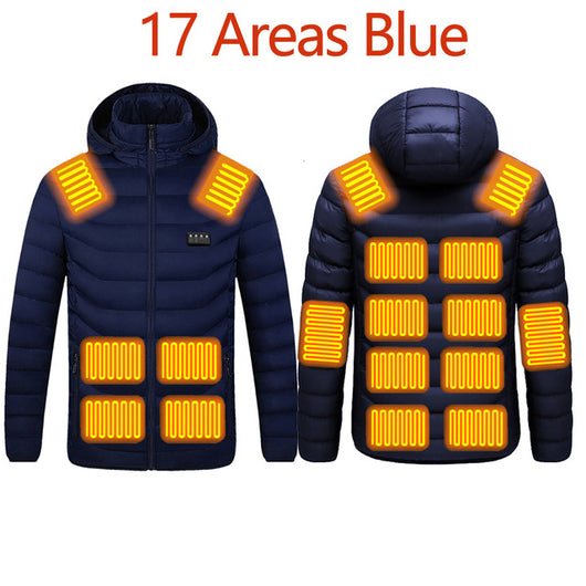 Chaqueta Térmica Calefactable USB - Abrigo Eléctrico Calentado para Hombre - Image 14