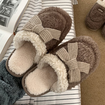 Pantuflas Cálidas de Casa Estilo Coreano Antideslizantes para Mujer - Image 3