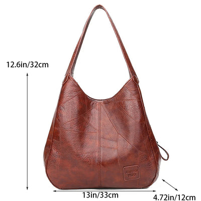 Bolso de Cuero Vintage Textura Mármol Gran Capacidad para Mujer - Image 6